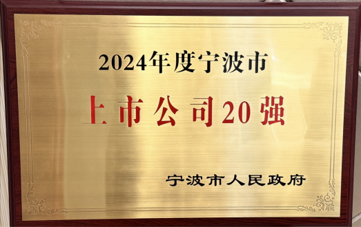 2024年度宁波上市公司20强